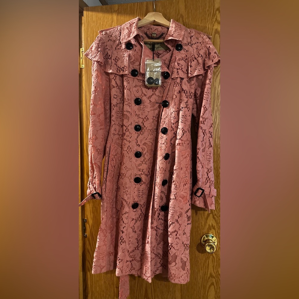 Burberry pea coat size 10